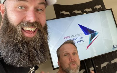 Chad and Brandon Win Mayors Innovation Award 2020